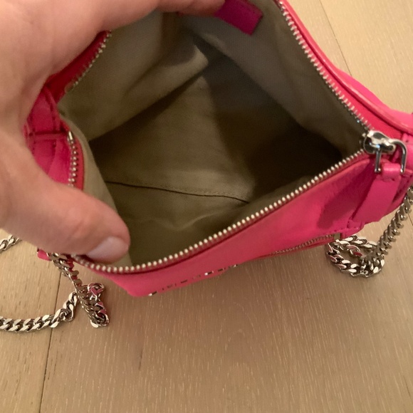 Givenchy Hot Pink Mini Pandora Saks Silver Hardware - Picture 10 of 17